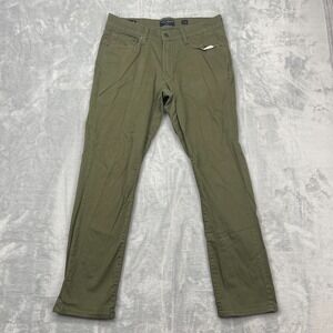 Lucky Brand Jeans Mens 31/30 Olive Green 5 Pocket 410 Athletic Slim Fit Straight